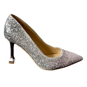 Marc Fisher Sparkling Silver Heels